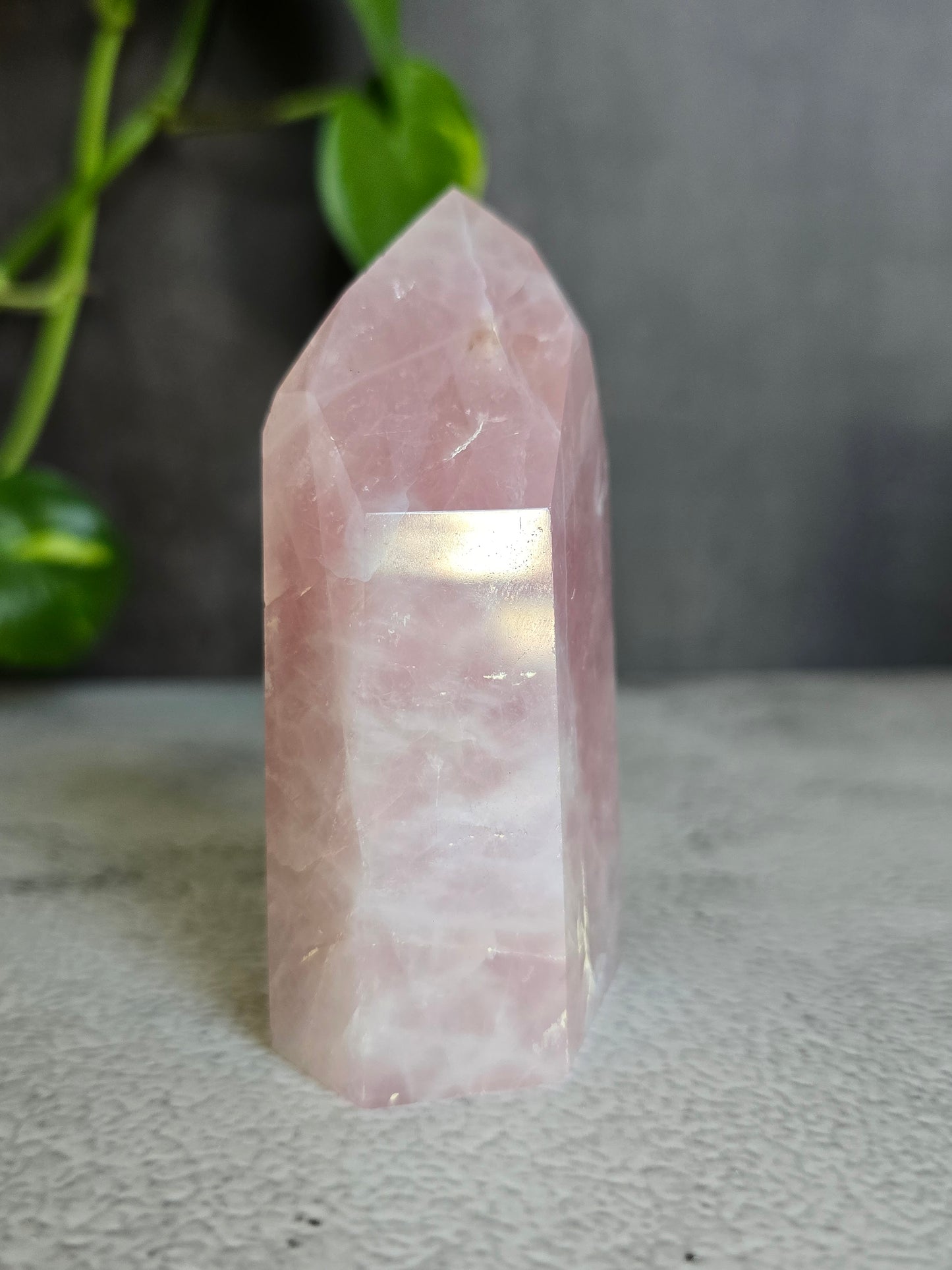 Brazilian Rose Quartz Tower