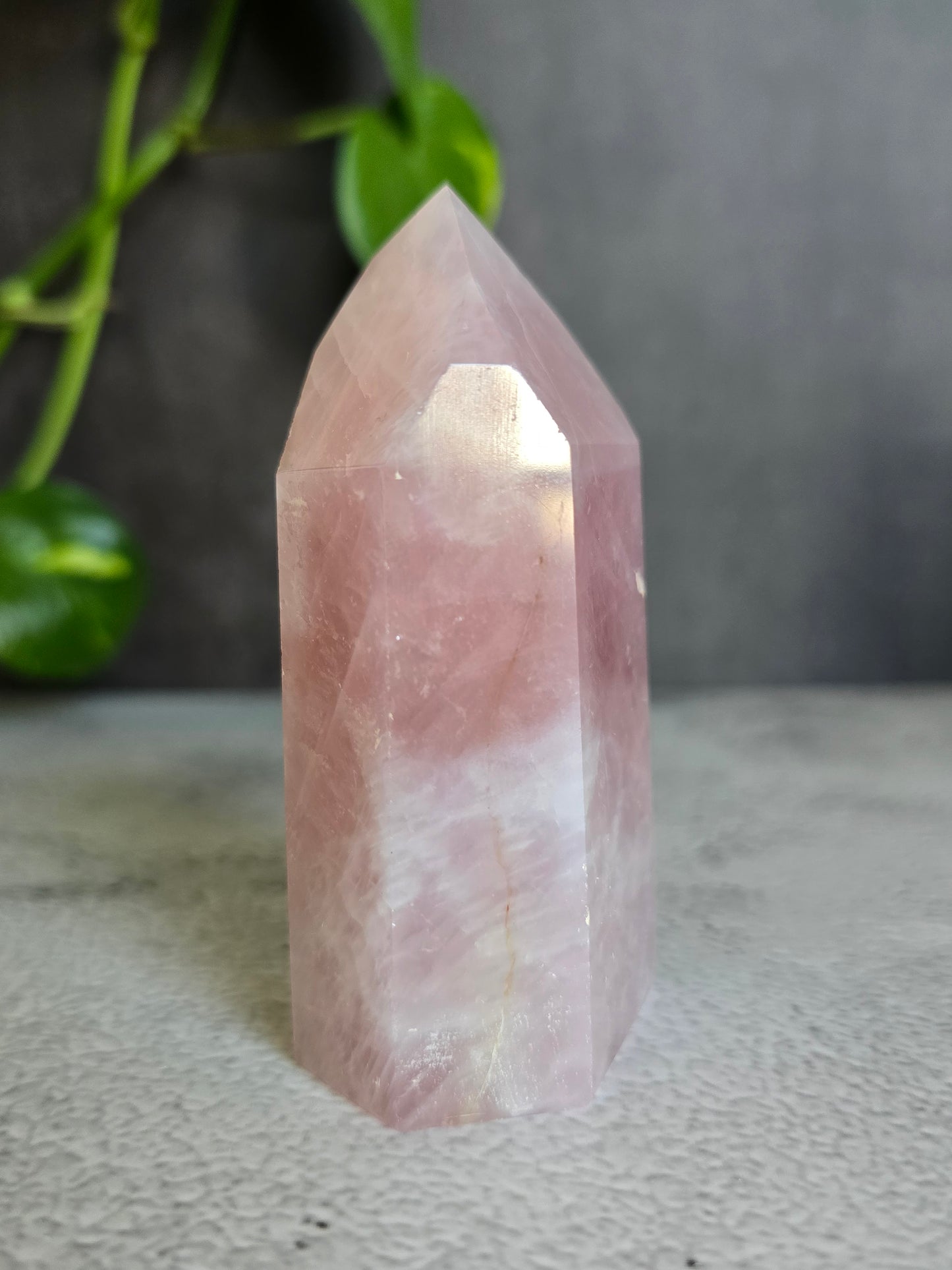 Brazilian Rose Quartz Tower