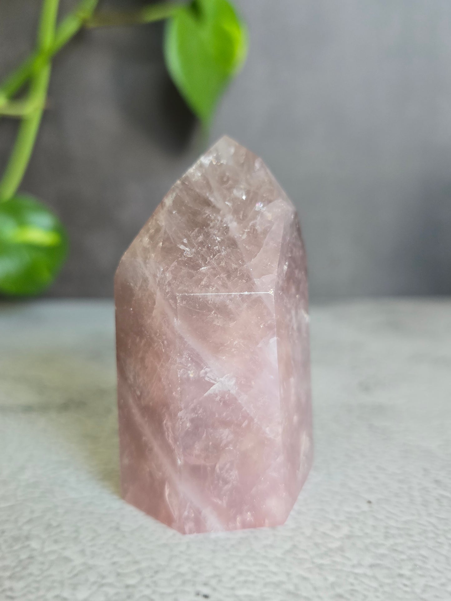 Brazilian Rose Quartz Tower