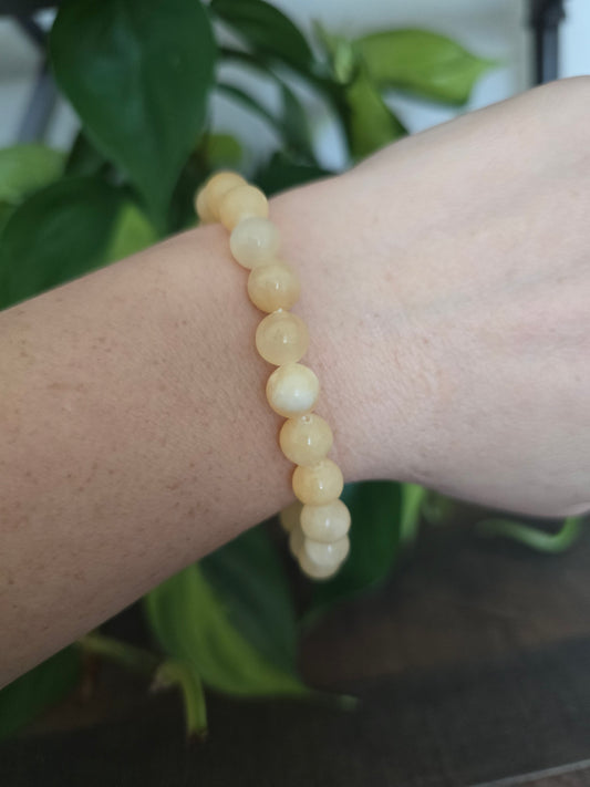 Orange Calcite Bracelet